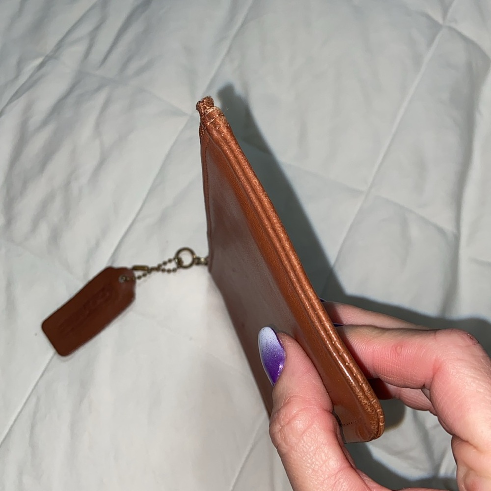 RARE Vintage Coach Skinny Case Brown Leather - Picture 4 of 12
